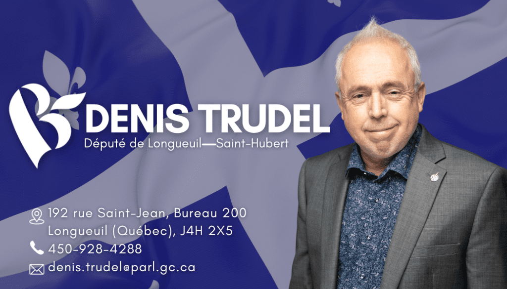 Denis Trudel, député de Longueuil-Saint-Hubert – 2024